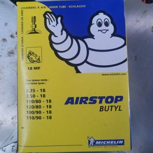 (X2  INNER TUBES)  110/80/18 Michelin Motorcycle Inner Tube 18MF 3.25-18, 3.50-18, 110/80-18 Valve TR4